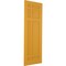 Ekena Millwork True Fit PVC San Juan Capistrano Mission Style Fixed Mount Shutters, Turmeric, 18W x 44H, PR TFP001SJ18X044TU - alternate 9